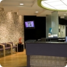 Reception area of Newpark Mall Family Dental Group