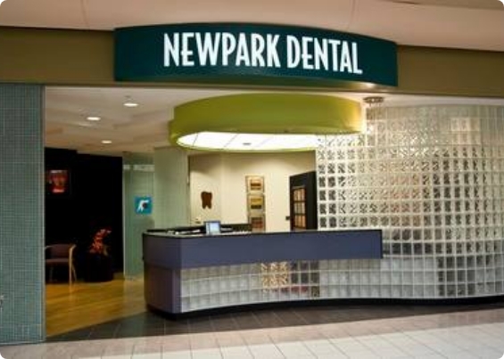 Exterior of Newpark Mall Family Dental Group